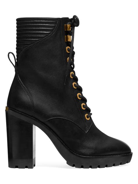 bastian lace up booties michael kors|Michael Michael Kors Bastian Lace.